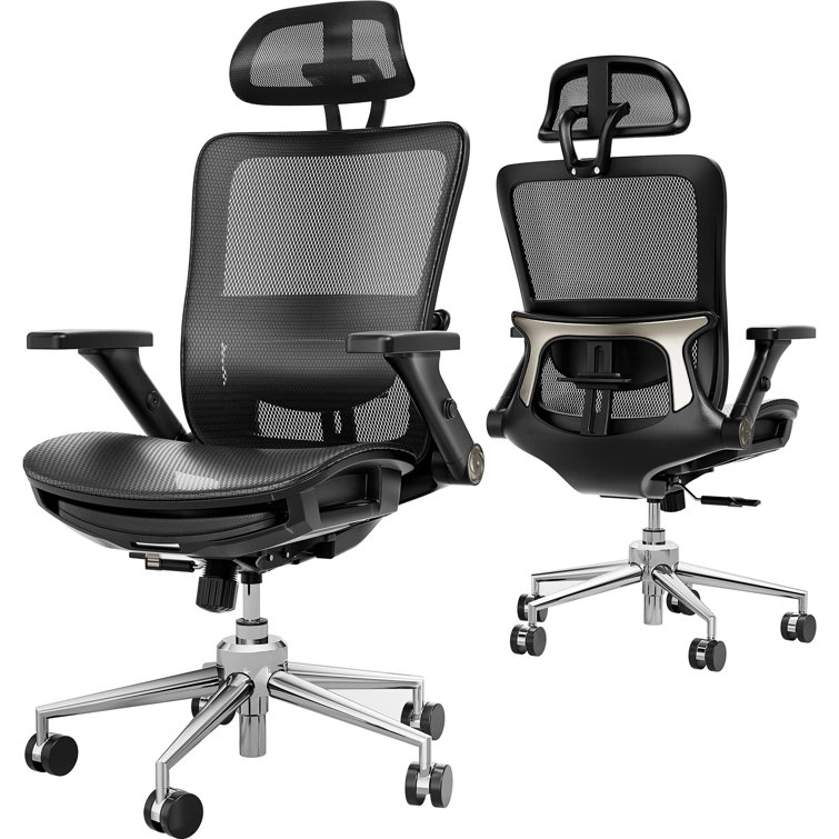 Inbox Zero Kniya Mesh Task Chair with Headrest Reviews Wayfair